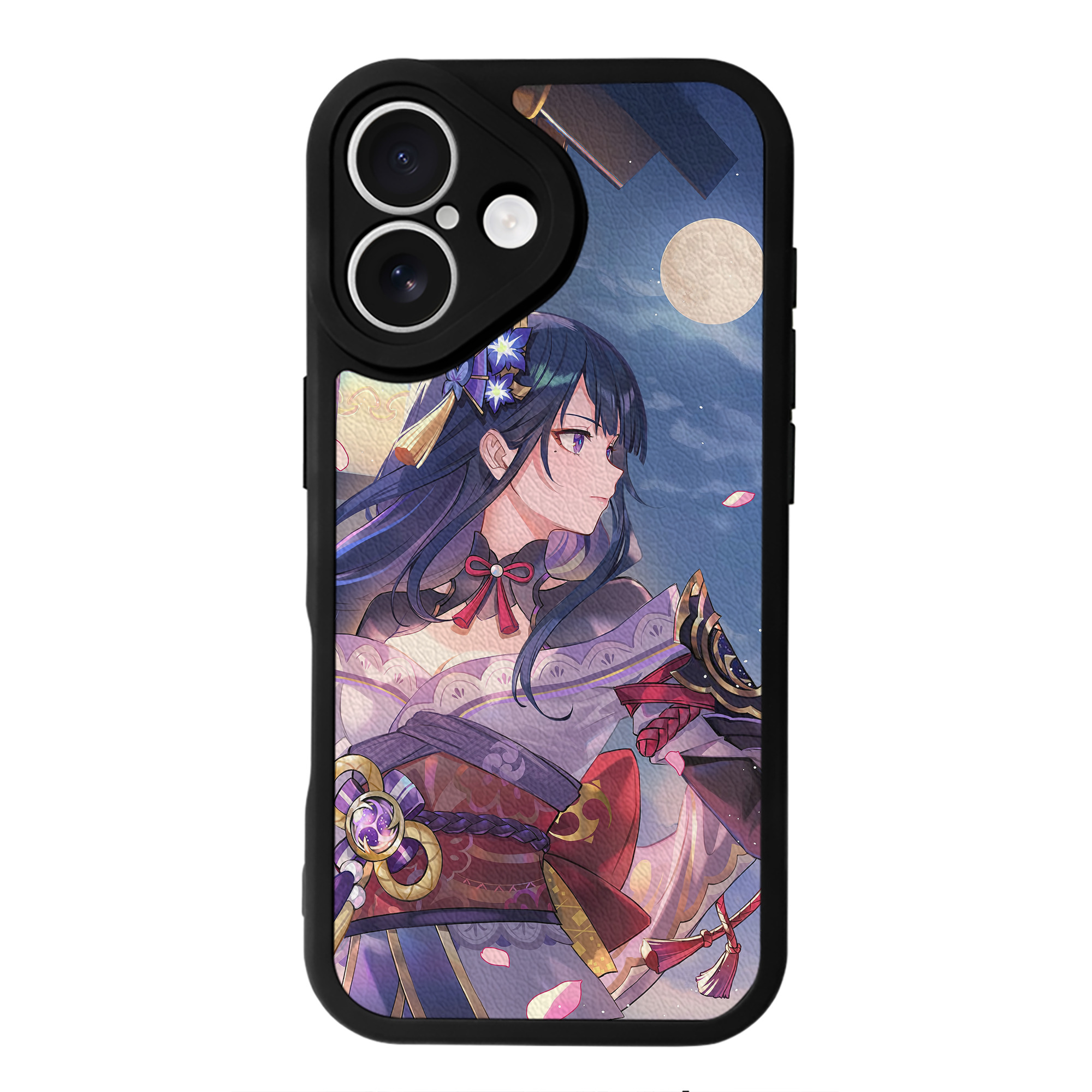 げんし神 genshin 【iPhone 16シリーズ対応】シリコンスマホケース（レザー調） 材質：シリコン